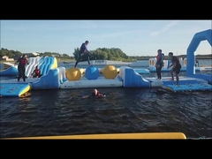 Curso de Obstáculos Aquáticos Infláveis Bouncia Para Wake Park / Fábrica de Parques Aquáticos Infláveis