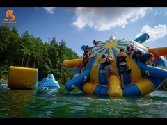 Impressão de logotipo OVNI Spinner de água inflável / Saturnos de água infláveis