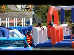 Floating Water Obstacle Inflatable PVC Tarpaulin For Adults