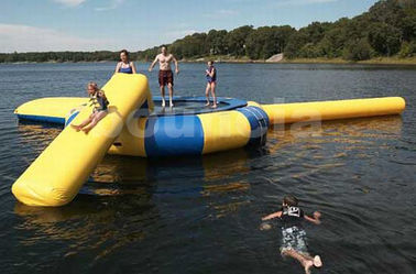 Commercial Grade Inflatable Water Trampoline Combo and Blob For Fun