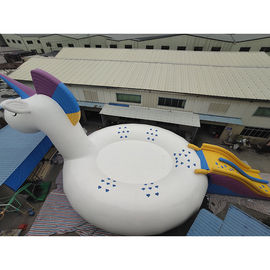 0.9mm PVC Tarpaulin Inflatable Unicorn For Water Park Beach