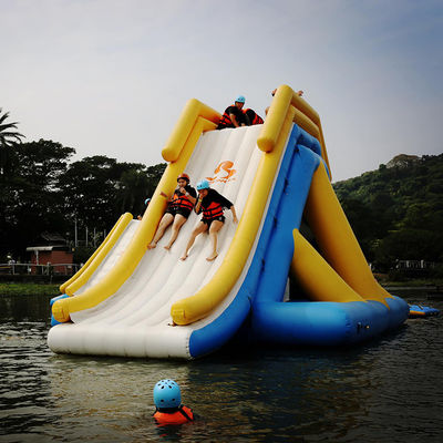 Giant Adults Inflatable Water Theme Park For Lake , Sea With Logo Printed