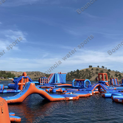 Parque de flutuação da água de Bouncia para o lago