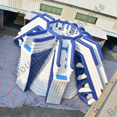 Equipamento inflável gigante do parque da água para adultos e crianças